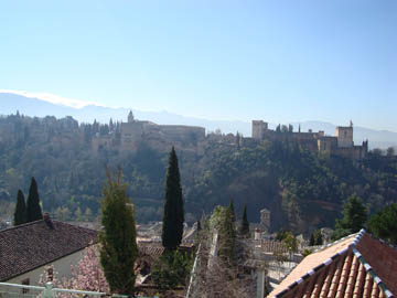 A panoramic view of La Alhambra